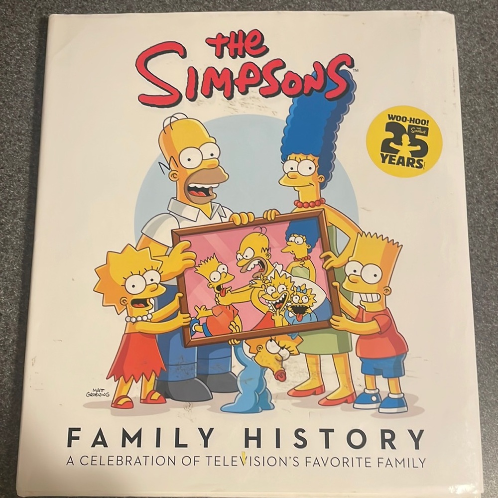 The Simpson Family History coffee table book